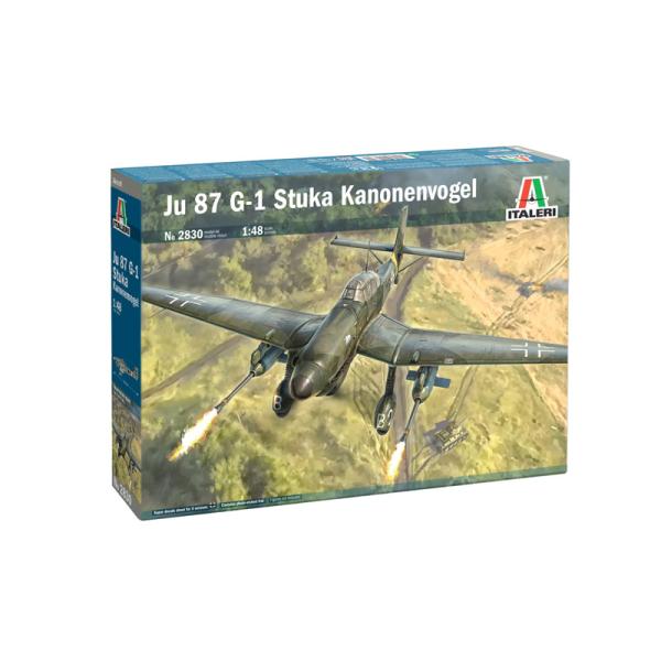 イタレリ タミヤ  2830 1/48 Ju87 G-1 スツーカ カノーネンフォーゲル【38106...