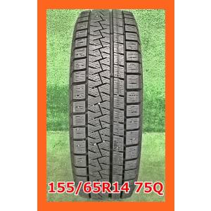 ★2017年製 155/65R14 75Q ピレリ ICE ASIMMETRICO 中古 スタッドレ...