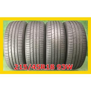 ★2021年製 215/45R18 93W GOOD YEAR Efficient Grip RVF02 中古 夏タイヤ 4本 18インチ★｜llkokusai