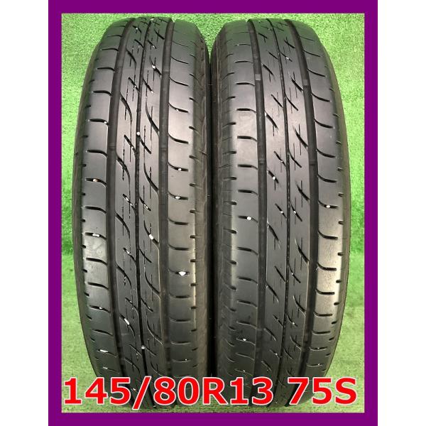 ★2022年製 145/80R13 75S ブリヂストン NEXTRY 中古 夏タイヤ 2本 13イ...