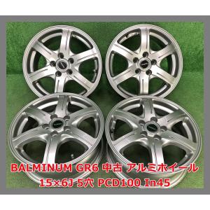 ☆15インチ ZEPHYR 中古 社外 アルミホイール 4本 5穴 PCD100 IN45