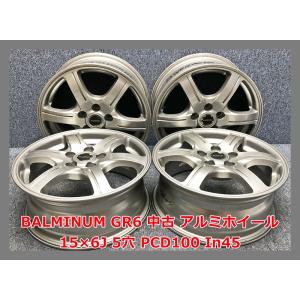 ☆15インチ ZEPHYR 中古 社外 アルミホイール 4本 5穴 PCD100 IN45