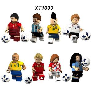 ブロック互換 レゴ 互換品 レゴミニフィグ サッカー選手8体