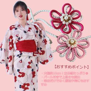 帯締め 帯飾り 飾り紐 帯締 帯〆 浴衣 振袖...の詳細画像1