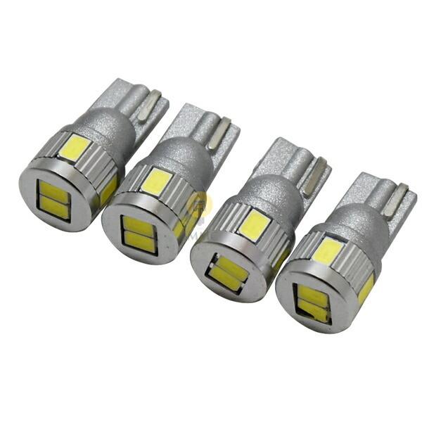 T10 LED T16 【4個セット】　5630SMD 3w 長寿命 [ 電球色 or ホワイト ]...