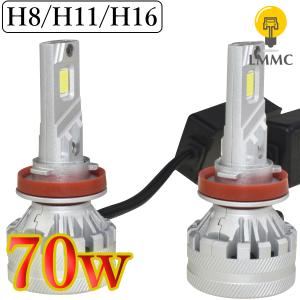 LEDフォグランプ H8 H11 H16 車検対応 イエロー発光 黄色