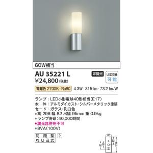 AU35221L エクステリア ポーチ灯 LED...の商品画像