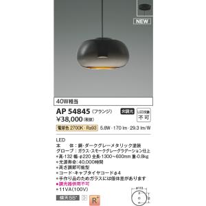 KOIZUMI（コイズミ） AP54857 ペンダントライト LED一体型 非調光 40W