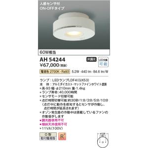 KOIZUMI（コイズミ） AH54242 小型シーリング オゾン発生器付 LED
