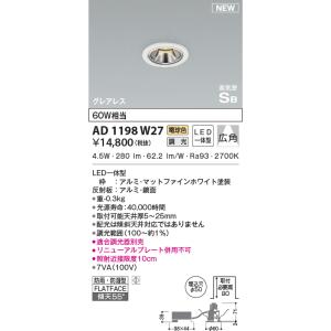 KOIZUMI コイズミ照明 AD52732 ダウンライト φ50 非調光 LED一