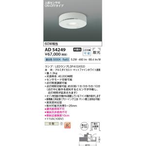 KOIZUMI（コイズミ） AD54248 ダウンライト LEDランプ交換可能型 非調