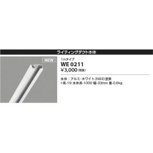 WE0211 スライドコンセント本体 1mタイプ 白色 ペンダント・スポットライト関連部品 AEE0...