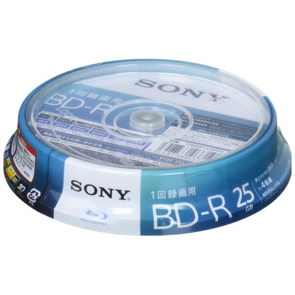 ラッピング対応 ソニー ブルーレイディスク BD-R 25GB 1枚あたり地デジ約3時間 1回録画用...