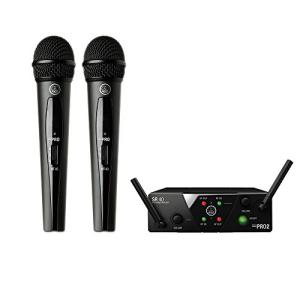 ラッピング対応 AKG 2チャンネルB帯ワイヤレスシステム WMS40 PRO MINI2 VOCAL SET DUAL