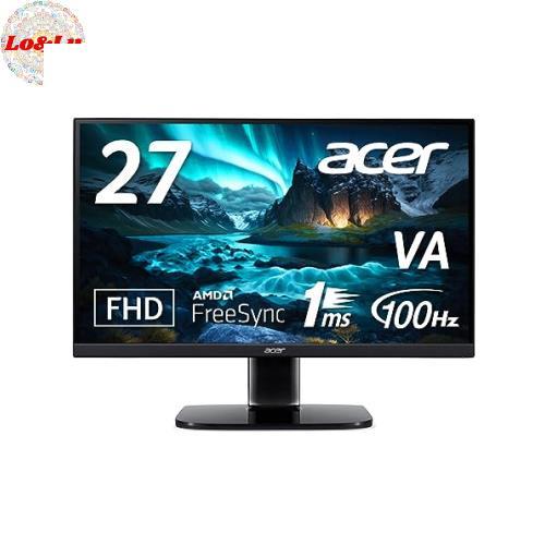 日本エイサー Acer モニター 27インチ フルHD VA 非光沢100Hz 1ms HDMI ミ...