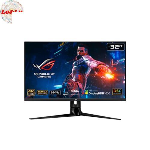 ASUS ゲーミングモニター ROG Swift PG32UQ 32インチ/4K/144Hz/HDM...