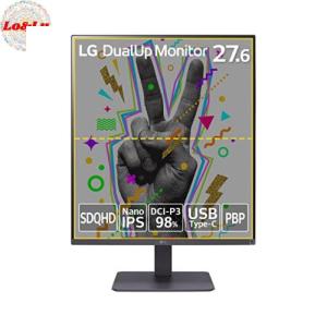 LG デュアルアップ モニター28MQ750-C 27.6インチ/作業効率アップ、プログラミン