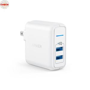 Anker PowerPort 2 Elite (USB充電器 24W 2ポート) 【PSE技術基準適合/PowerIQ搭｜Lo&Lu