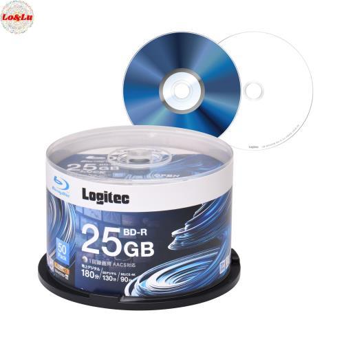 ロジテック BD-R AACS対応 ブルーレイディスク Blu-ray Disc 6倍速 1回録画用...