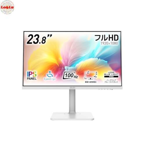 MSI Modern MD2412PW ビジネスモニター IPSパネル フルHD/23.8インチ/H...