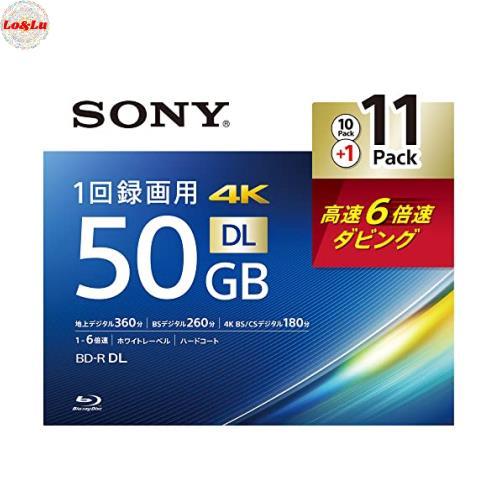 ソニー(SONY) ブルーレイディスク BD-R DL 50GB (1枚あたり地デジ約6時間) 1回...