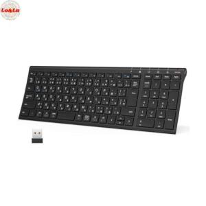iClever キーボード ワイヤレスキーボード 無線 2.4GHz(レシーバー付属) テンキ｜Lo&Lu