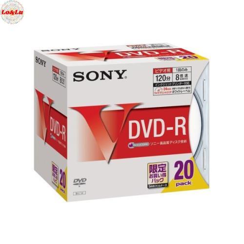 SONY DVD-R ディスク 録画用 120 分 8倍速 20枚入り 5ミリケース 20DMR12...