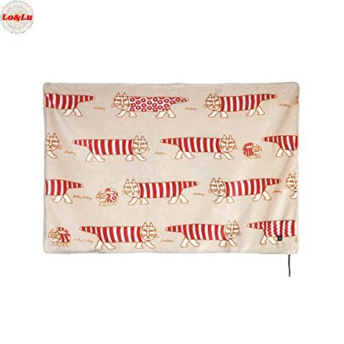 コイズミ 電気ひざ掛け USB ブランケット USB給電 丸洗い可 リサ・ラーソン ベー