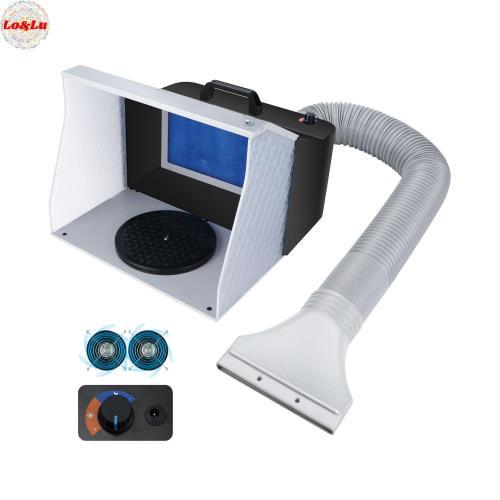 urlife 塗装ブース スプレーブース 2基ファン 小型コンパクト 風量無段階調整 LE