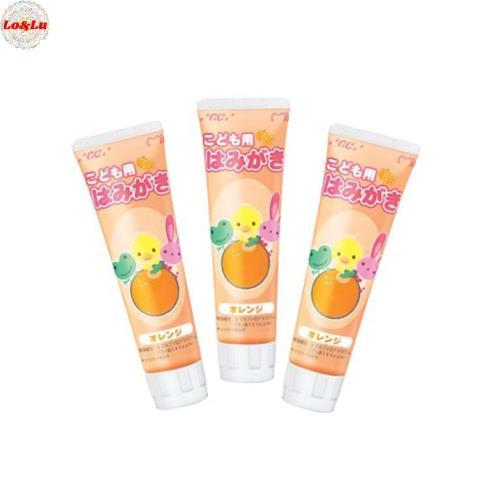 ジーシー GC こども用 はみがき 40ｇ × 3本セット 医薬部外品 (オレンジ)