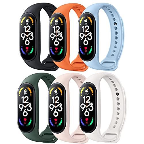 TALENANA for xiaomi smart band 7換えバンド 【と同じ6色セット】 M...