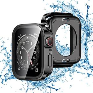 【2 in 1防水設計】TALENANA for Apple Watchケース 45mm 44mm 41mm 40mmアップルウォッチ 用 保護ケース 強化ガラスフィルム 一体型 Series 8/7/6/S｜loandlu