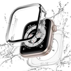 【フルカバー保護】Kawoco アップルウォッチ 防水 カバー Apple Watch SE Series 6 5 4 対応 44mm ケース 2 in 1 前後の保護 二重構造 耐衝撃 iWatch｜loandlu