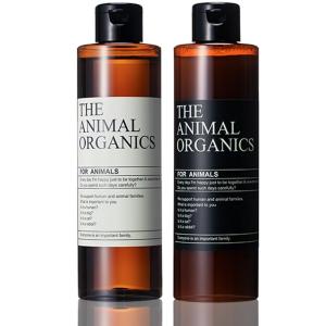 ペット用 シャンプー＆トリートメント 犬用兼猫用 全成分表示 人間規格 低刺激 無添加 日本製 各250ml アニマルオーガニック