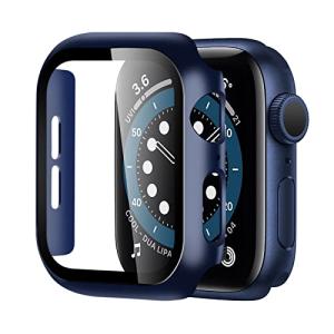 BELIYO Apple Watch ケース Series SE2/SE/6/5/4 40mm 対応 アップルウォッチ カバー 強化ガラス 日本旭硝子材 キズ防止 アップルウォッチ ケース PC｜loandlu