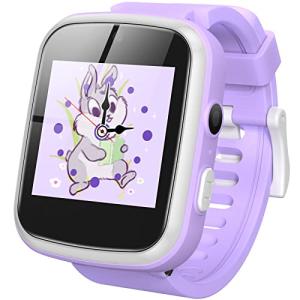 AGPTEK 日本正規品 キッズ 腕時計 子供用 スマートウォッチ smart watch for kids 時計 女の子 時計 文字盤DIY タッチスクリー 8GB内蔵 歩数計 35万｜loandlu