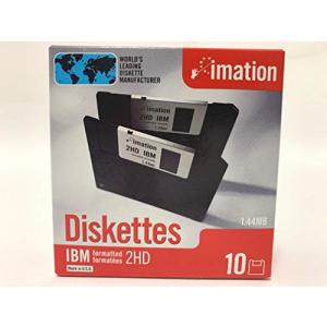 イメーション 3.5インチフロッピーディスク DOS/Vフォーマット 10枚入 紙箱×1 US仕様品 MF2HD10P(IBM)-Oの商品画像