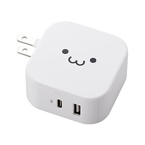 エレコム USB コンセント 充電器 合計32W ( USB PD対応 ) Type-C×1 / U...