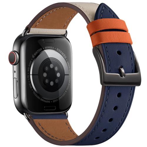 コンパチブル Apple Watch バンド アップルウォッチ バンド 本革製 レザー おしゃれバン...