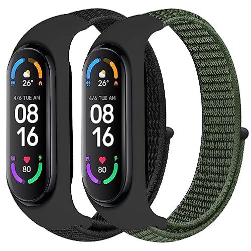 JMIOストラップはXiaomi Mi band7/6/5/4/3互換性があり、柔らかく、快適で、通...