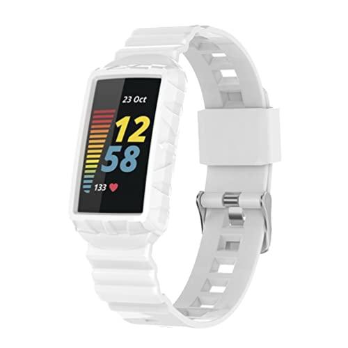 for fitbit Charge5 / Charge4 / Charge3一体型ストラップ バンド...