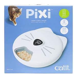 ジェックス Catit Catit Pixi スマート 6ミールフィーダー 猫用スマート自動給餌器 お留守番 早食い防止 食べ過ぎ防止 リモートコントロール可能 ス｜loandlu