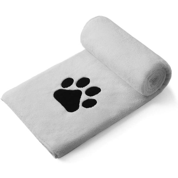 Perco ペット用タオル 超吸水 厚手 マイクロファイバー 犬 猫 体拭き (75cmx127cm...