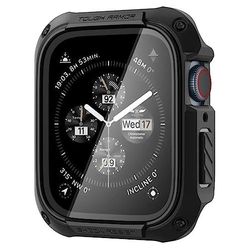 Spigen Apple Watch ケース 45mm ガラス 一体型 【 Series9 / 8 ...