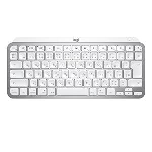 ロジクール MX KEYS mini for mac KX700M 日本語配列 ミニマリスト ワイヤレス イルミネイテッド キーボード ペイルグレー 充電式 小型 薄型 bluetoo