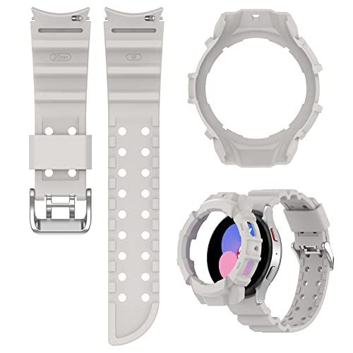 [NINKI] コンパチブル Galaxy Watch 5 カバー 44mm ストラップ付き Gal...
