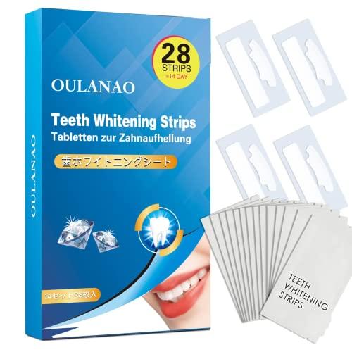 OULANAO ホワイトニングシート 歯 ホワイトニング ホワイトニング 歯磨きテープ 14日間で輝...