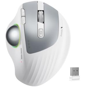 ProtoArc トラックボールマウス RGBライト付き 2.4GとBluetooth両対応 ワイヤレスマウス 3段階調節DPI 7ボタン トラックボールマウス windows mac iP｜loandlu