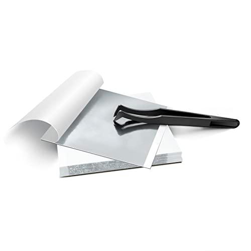 100枚 銀箔 銀箔シー 金箔 ヘア用 成人式 模造銀箔 8×8.5cm 髪飾り 金箔 結婚式 DI...