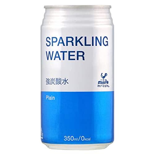 神戸居留地 スパークリングウォーター 強炭酸水 プレーン 缶 350ml × 24本 [ ソーダ 炭...